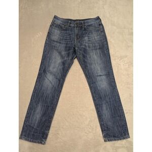 Flag & Anthem Jeans Mens 32x32* Blue Athletic Fit Straight Medium Wash‎ Denim